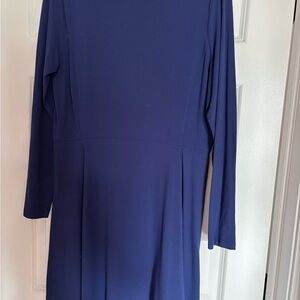 Athleta stretch blue dress large